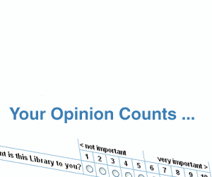 Large Button for Library Survey
